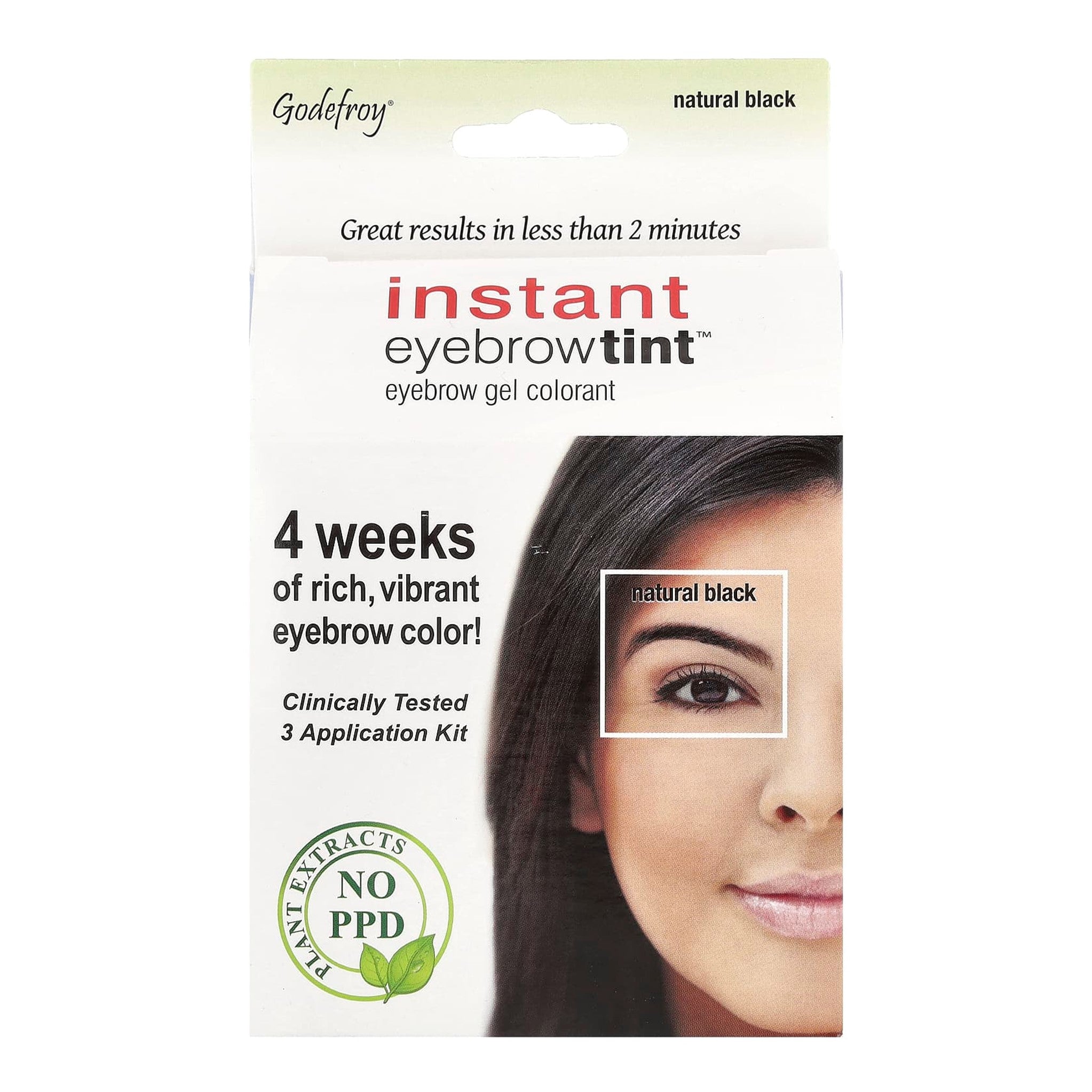 Godefroy Sensitive Instant Eyebrow Tint - Natural Black
