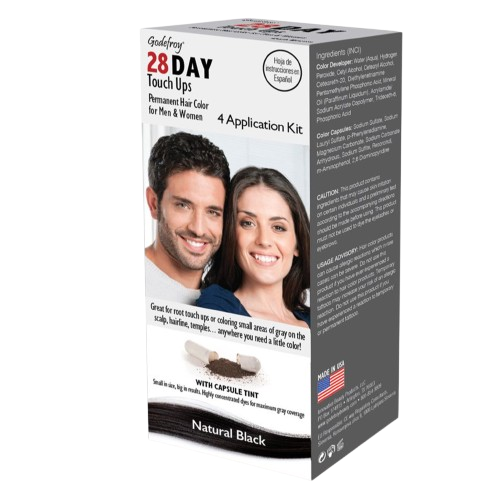 Godefroy 28 Day Touch Ups Hair Color - Natural Black