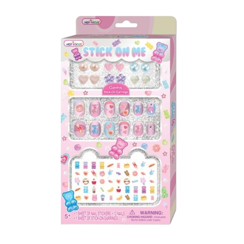 Stick On Me Nails - Teddy Bear