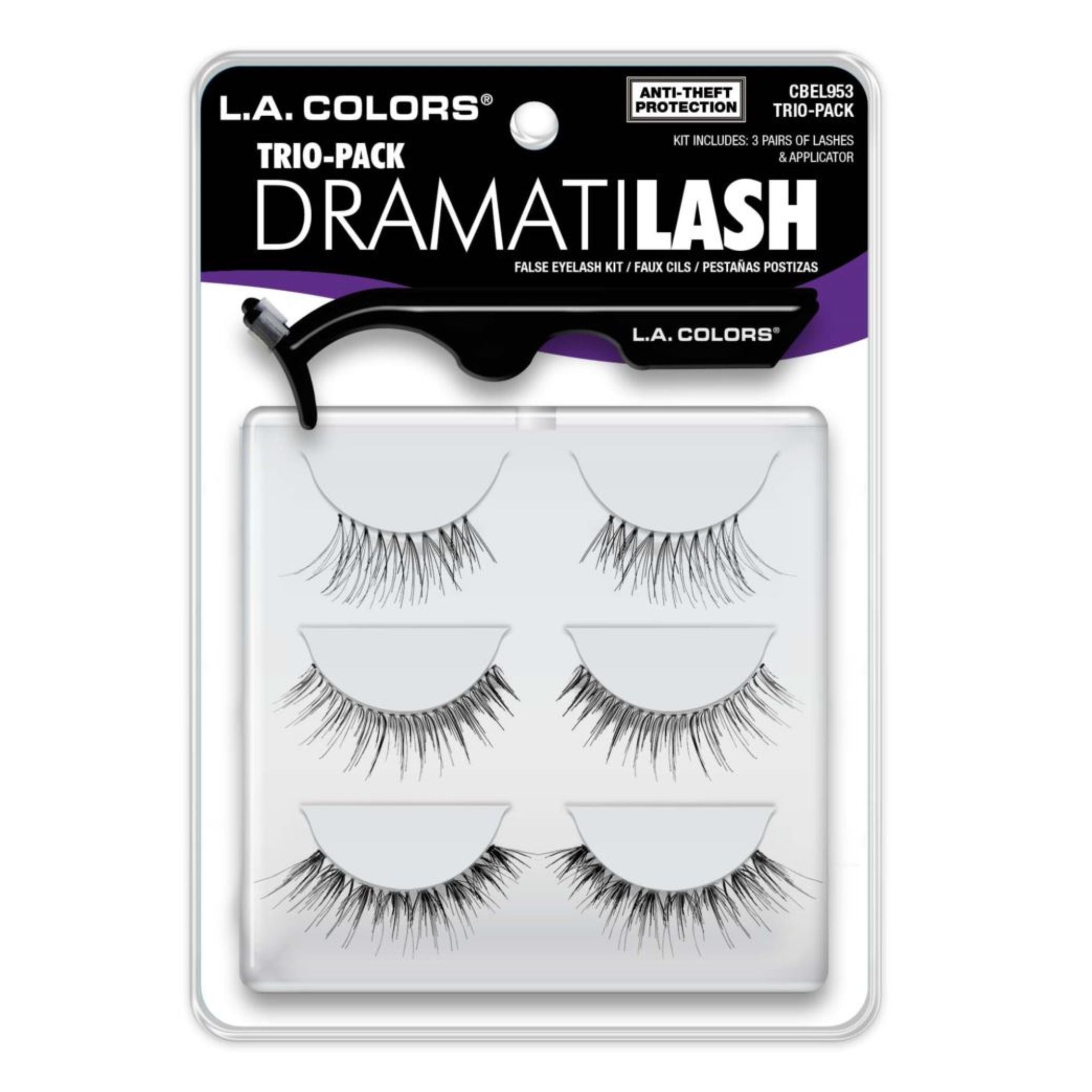 Dramatilash - Trio-Pack 3 pairs w/ Applicator