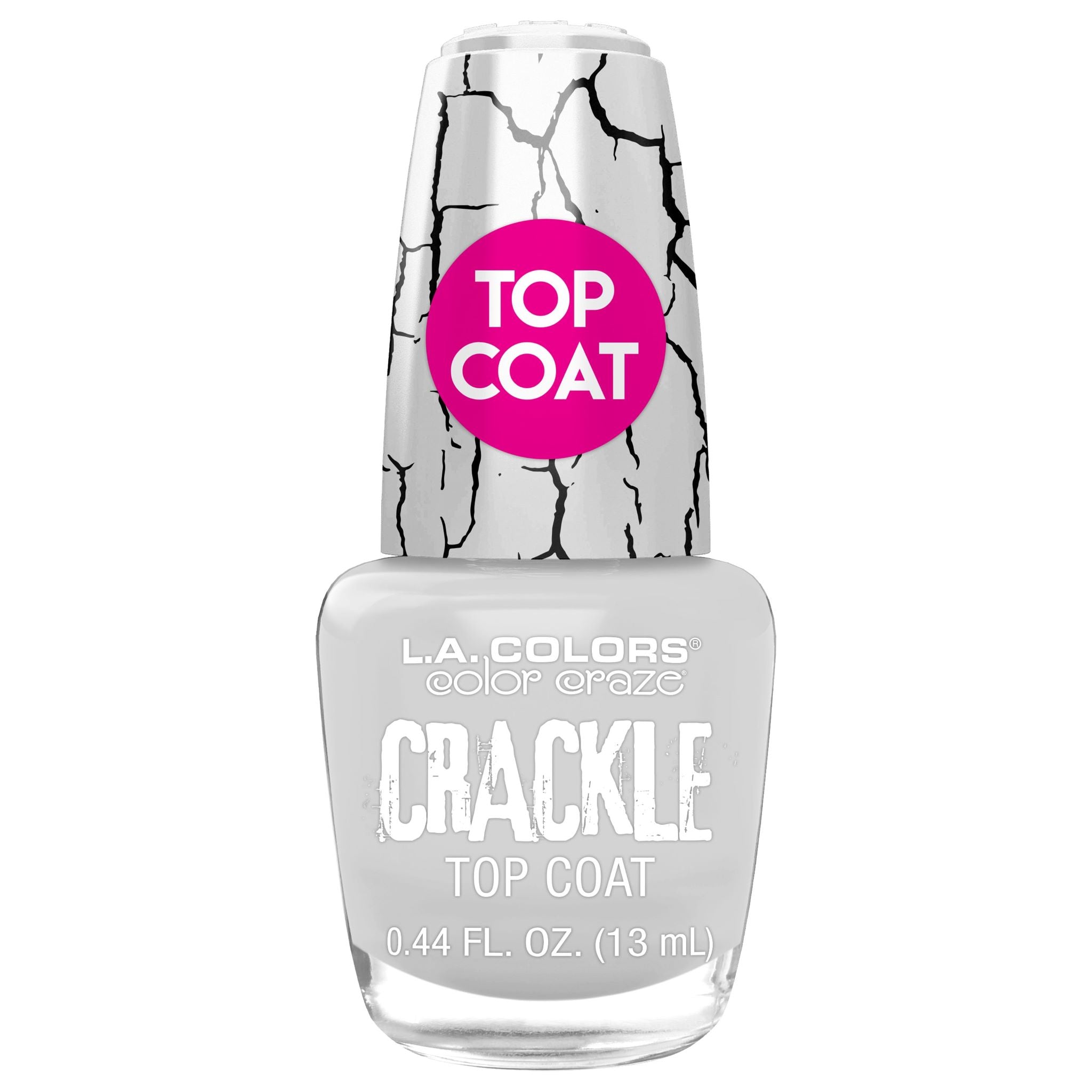 Crackle Top Coat Nail Polish - White