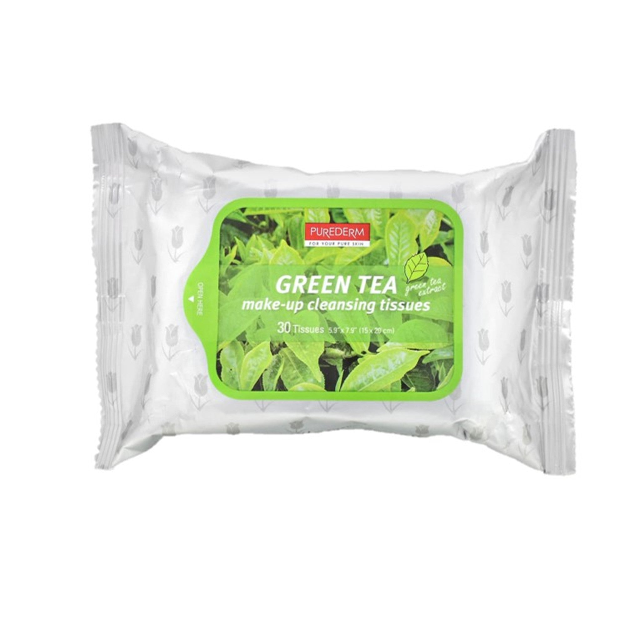 Purederm Makeup Remover Wipes - Green Tea