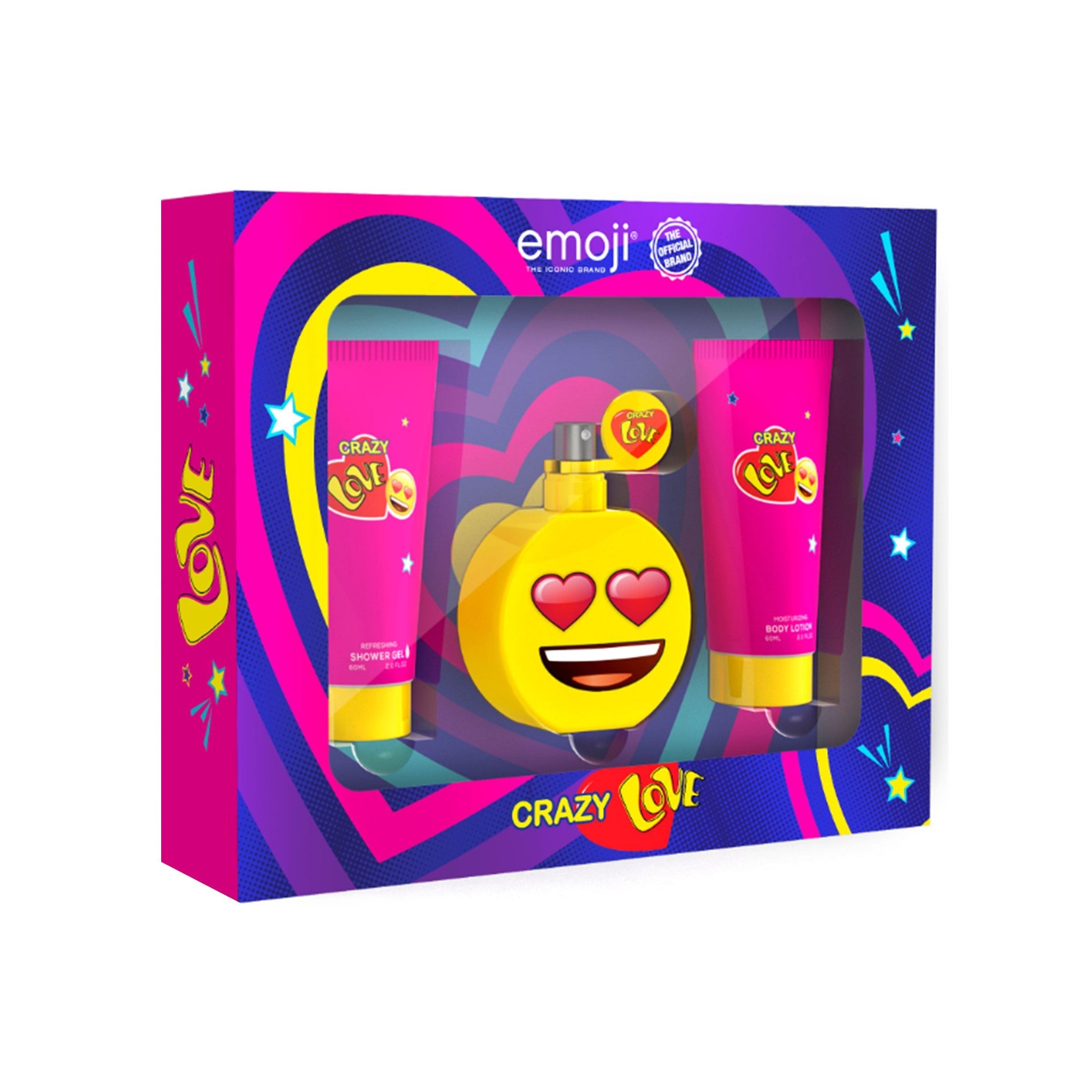 Emoji Crazy Love 3pc Gift Set