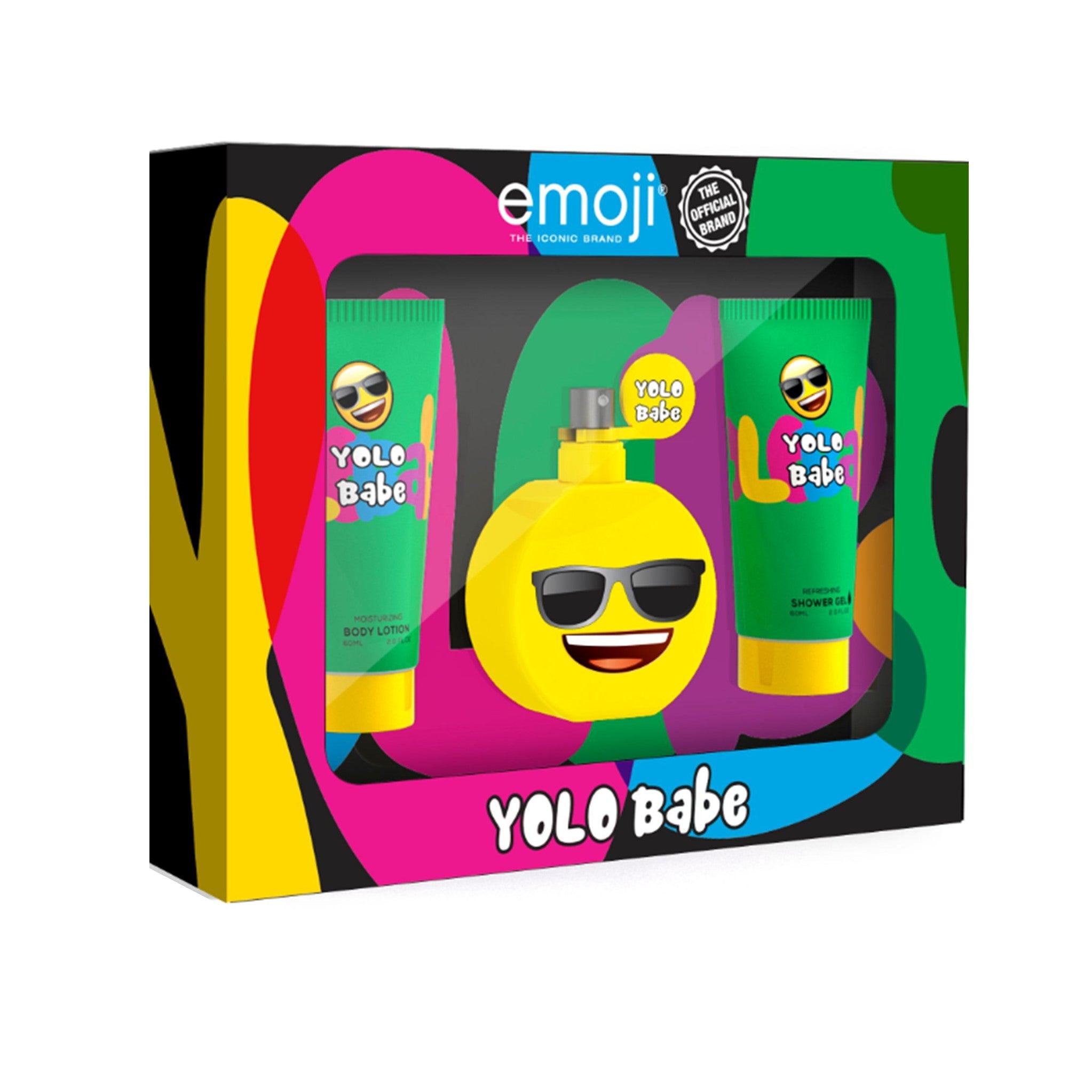 Emoji Yolo Babe 3pc Gift Set