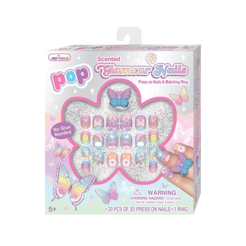 Pop Glamour Nails - Butterflies