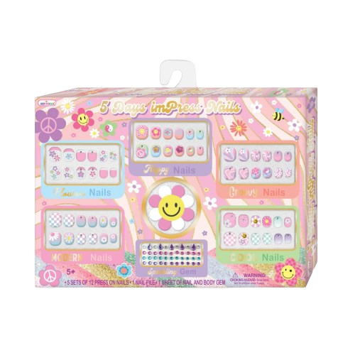 5 Days Impress Nails - Flower