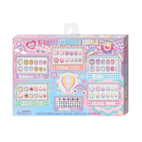 5 Days Impress Nails - Rainbow