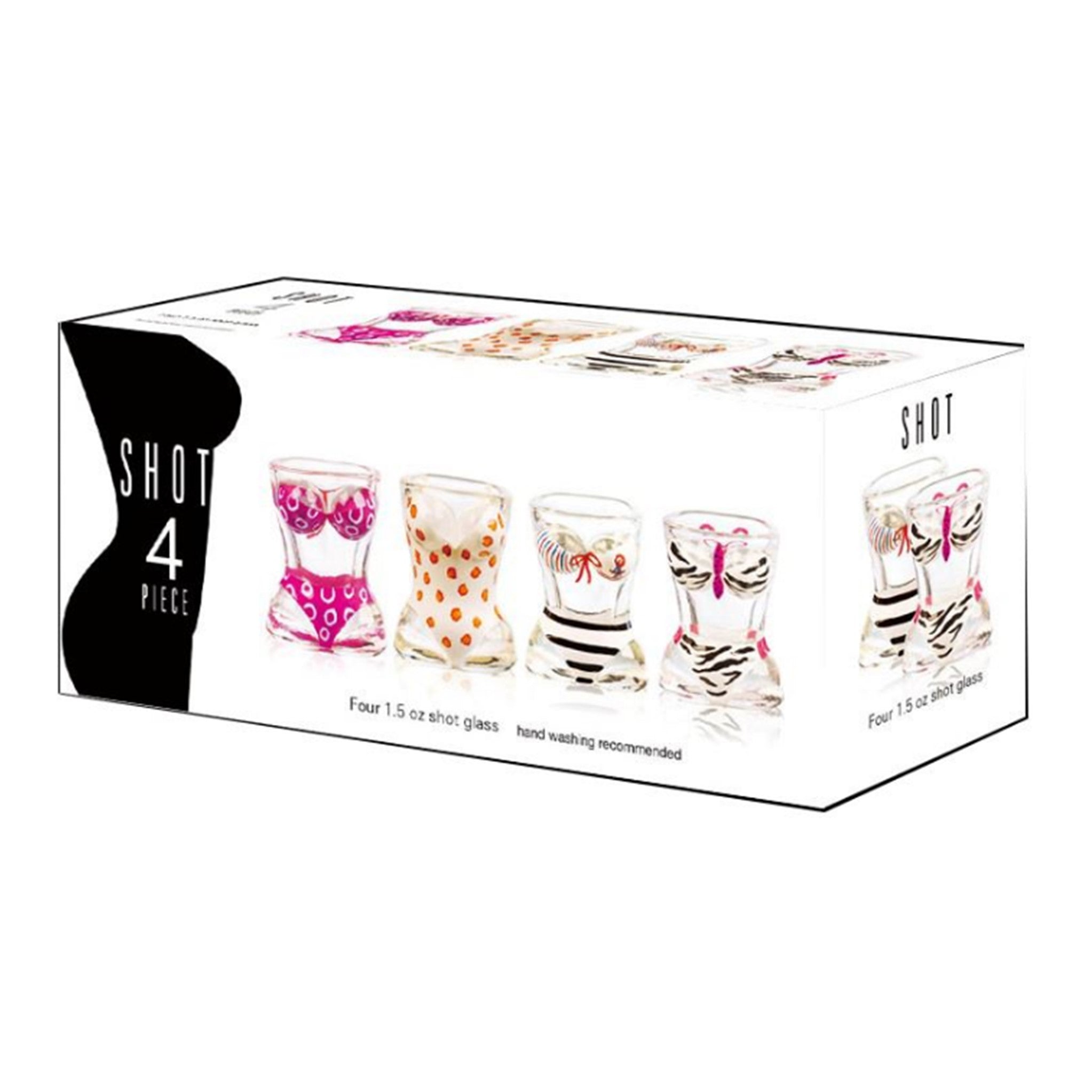 Bikini Shot Glasses Set 4