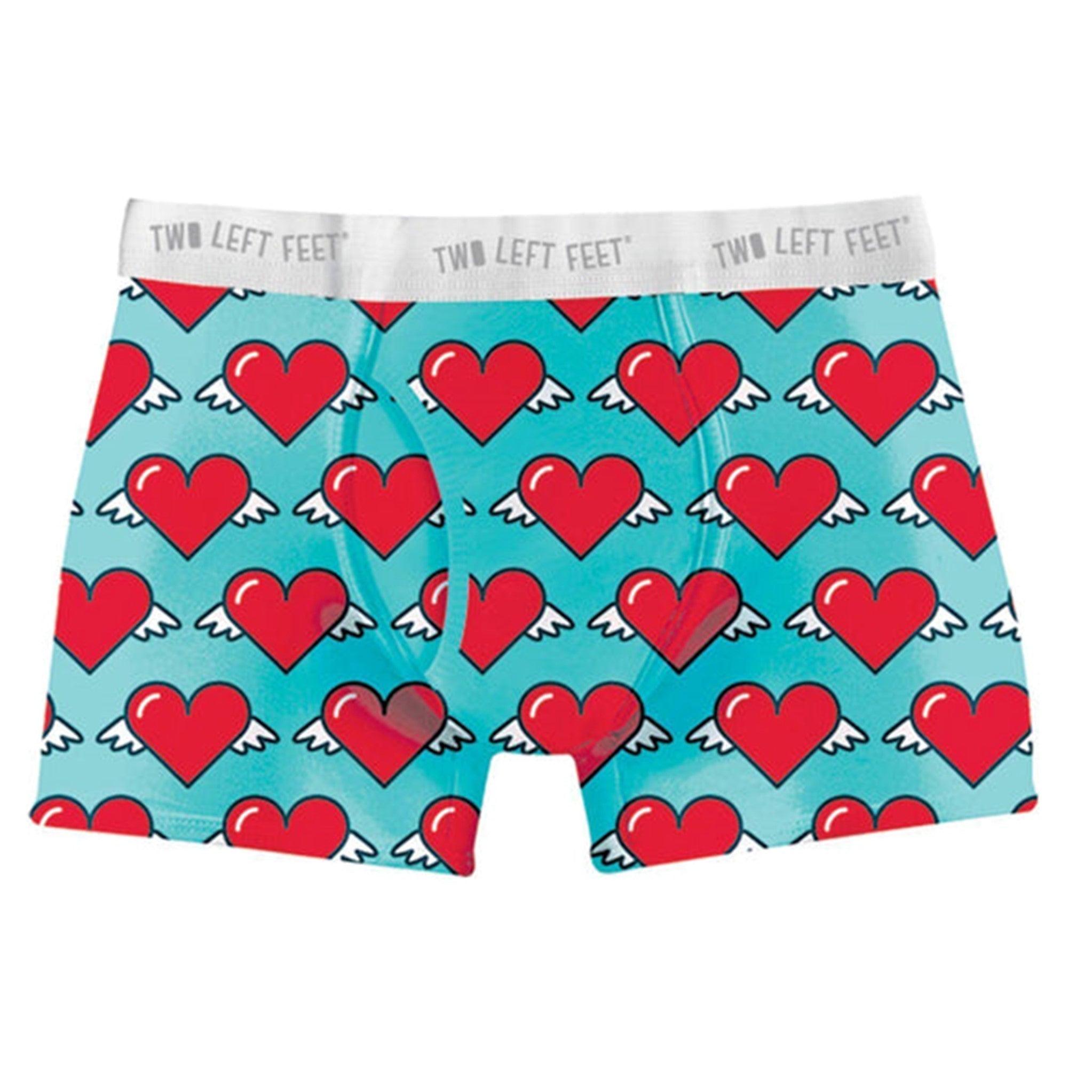 Two Left Feet Men's Underwear SML Heart