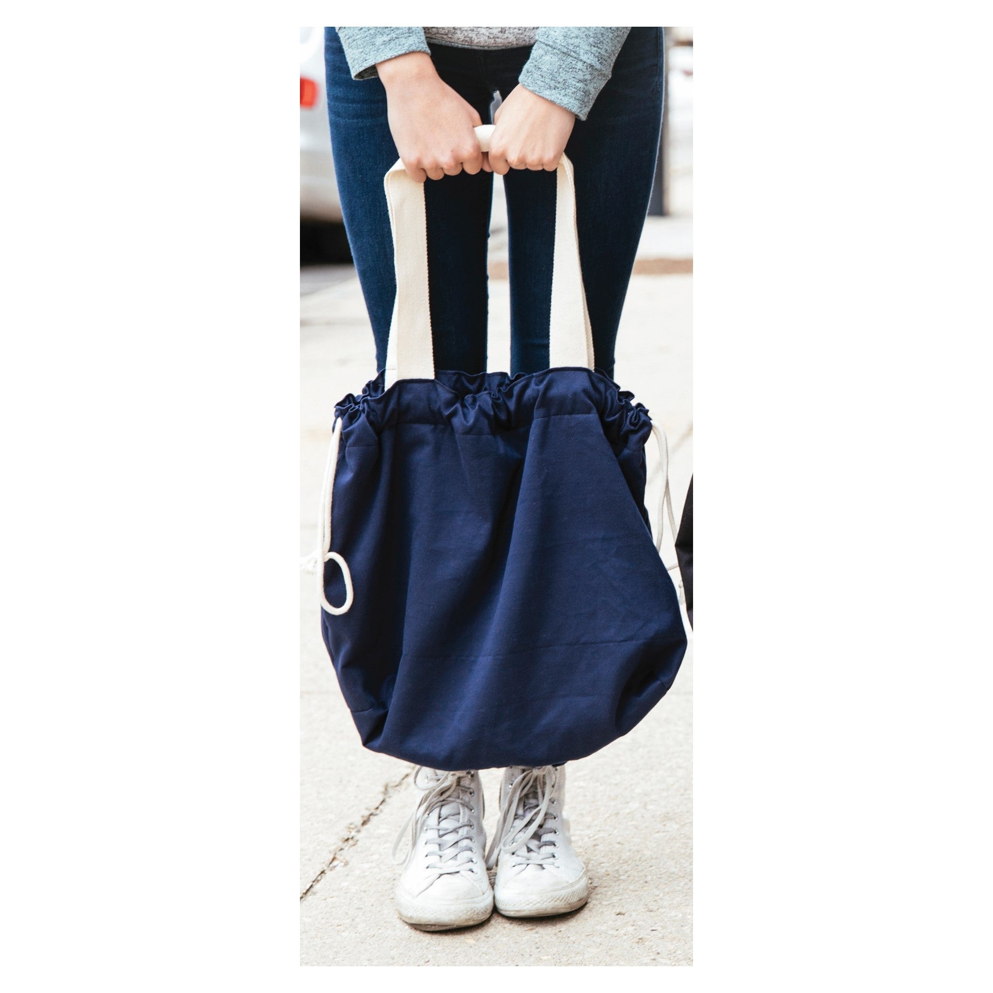 Reversable Drawstring Tote - 12pcs
