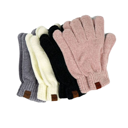 Britt's Knits Classic Soft Chenille Gloves Pack - 24pcs
