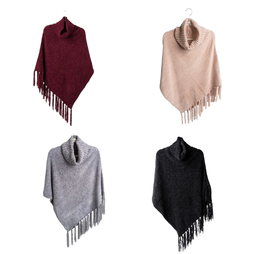 Britt's Knits Classic Soft Poncho Pack - 12pcs