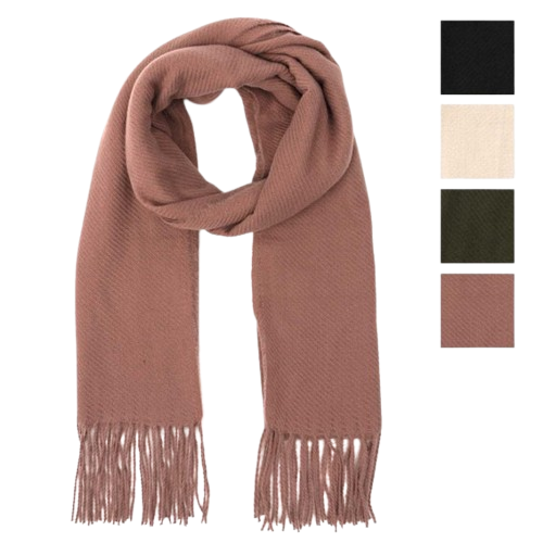 Britts Knits Common Good Fringe Scarf - 24pcs