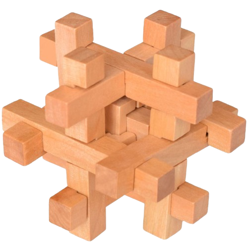 3D Wooden Puzzle 6
