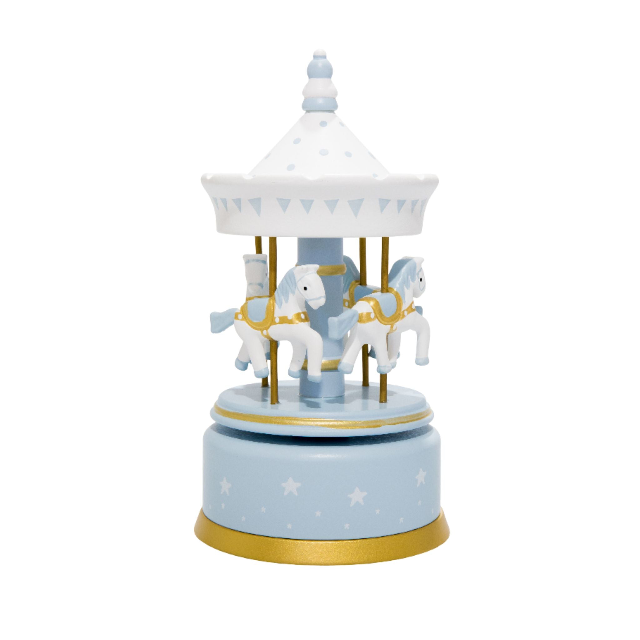 Big Carousel Music Box - Blue