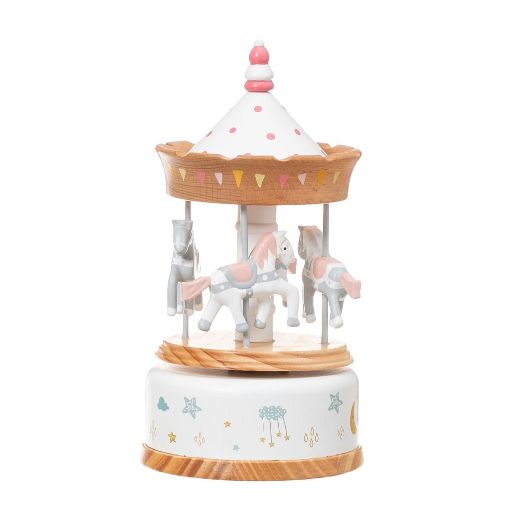 Big Carousel Music Box - Pink