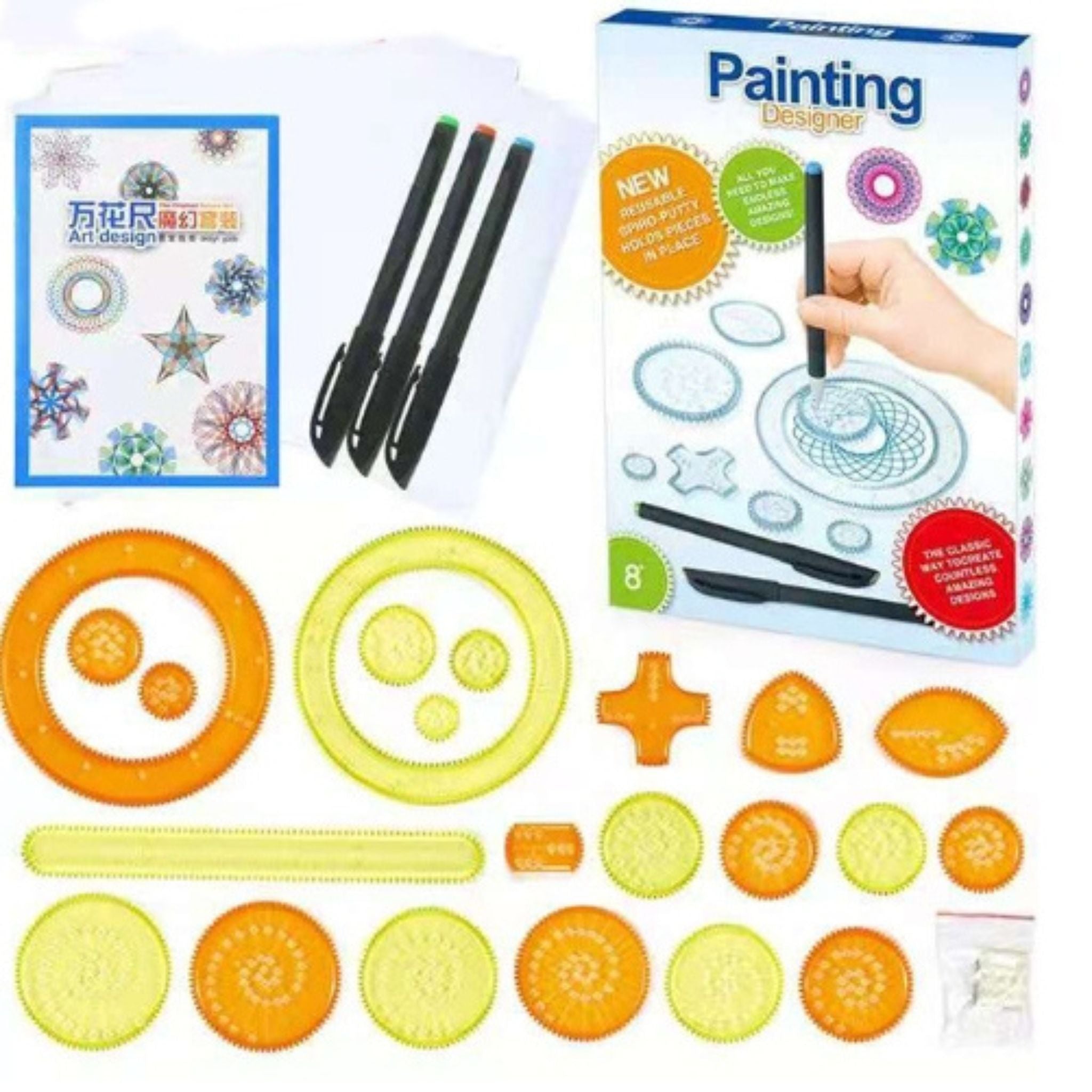 Spirograph Drawing Set 28 in 1