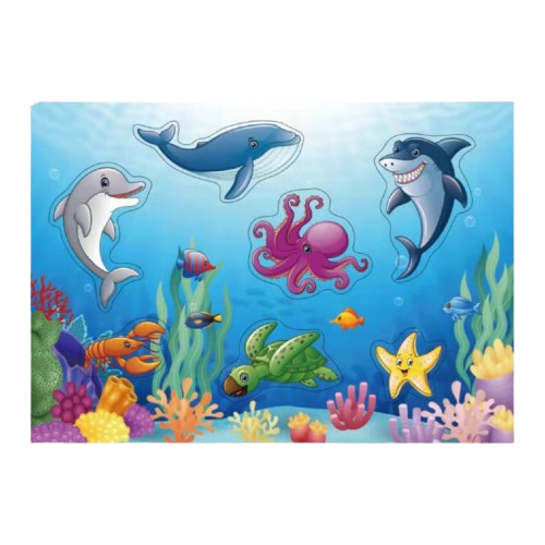 Wooden Puzzle - Sea Creatures