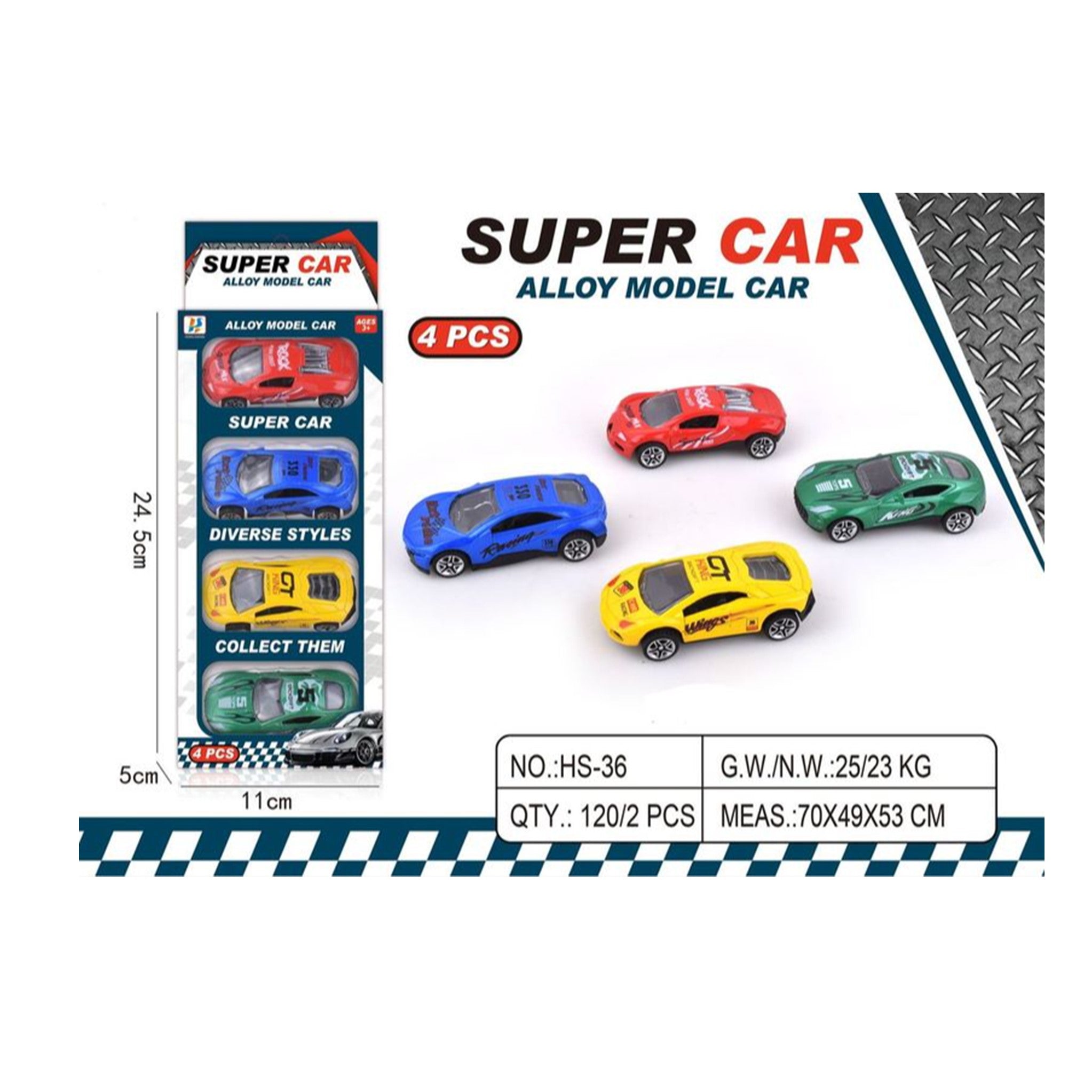 Diecast Super Car Set