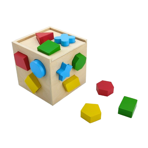Shape Sorting Cube 12pcs block