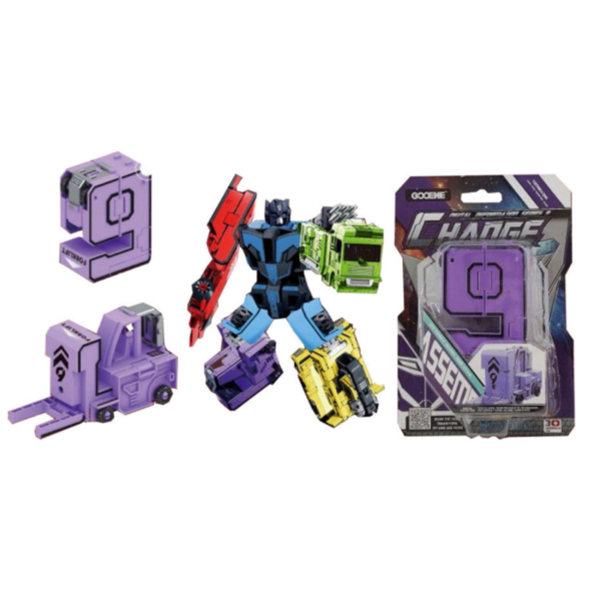 Digital Morphing Toy - Number 9