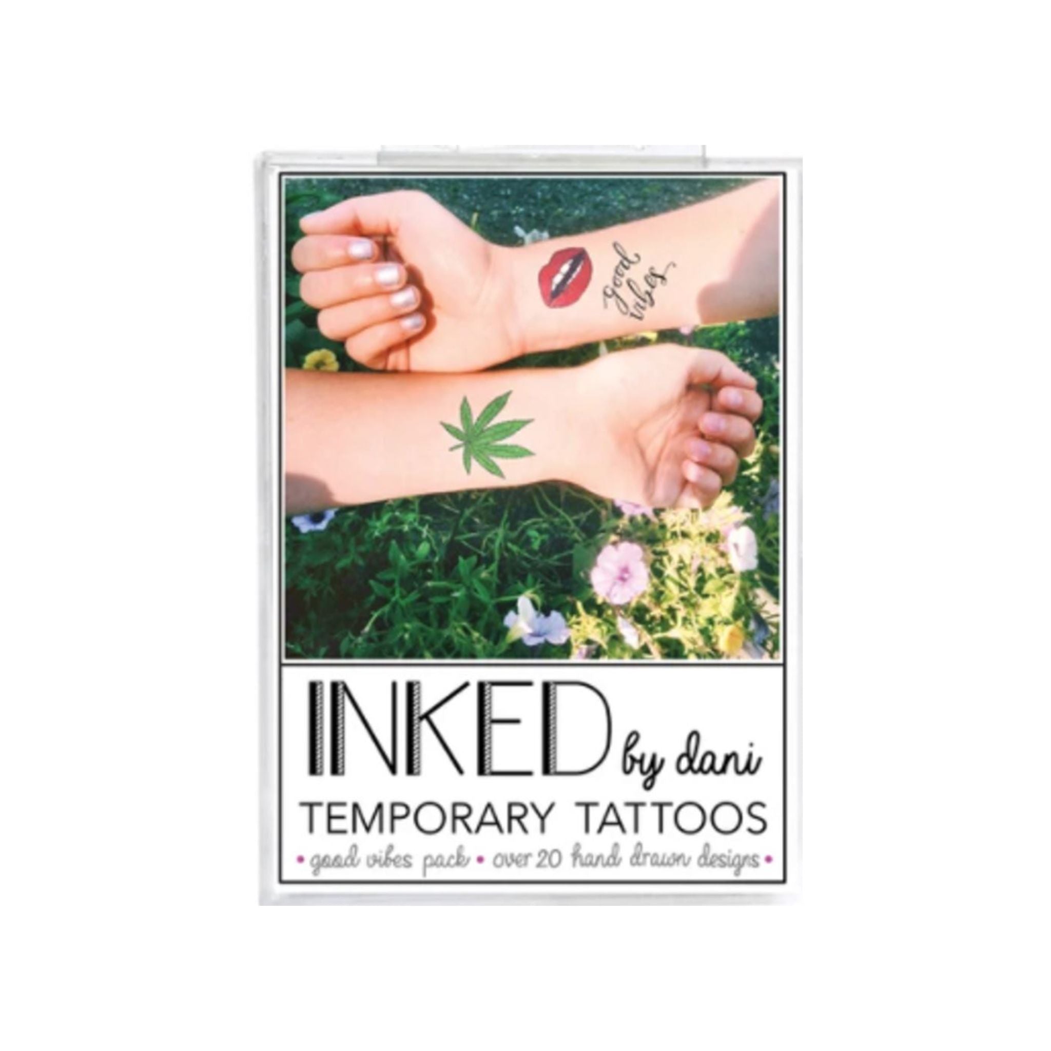 Inked Temporary Tattoos - Good Vibes Pack