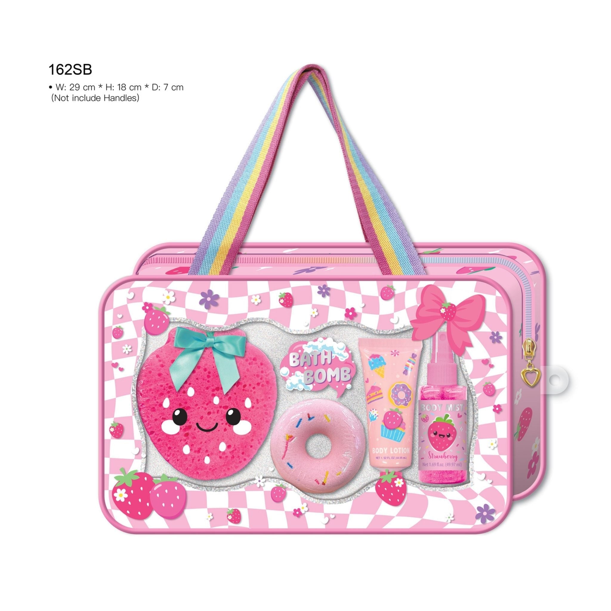 On The Go Body & Bath Set - Strawberry