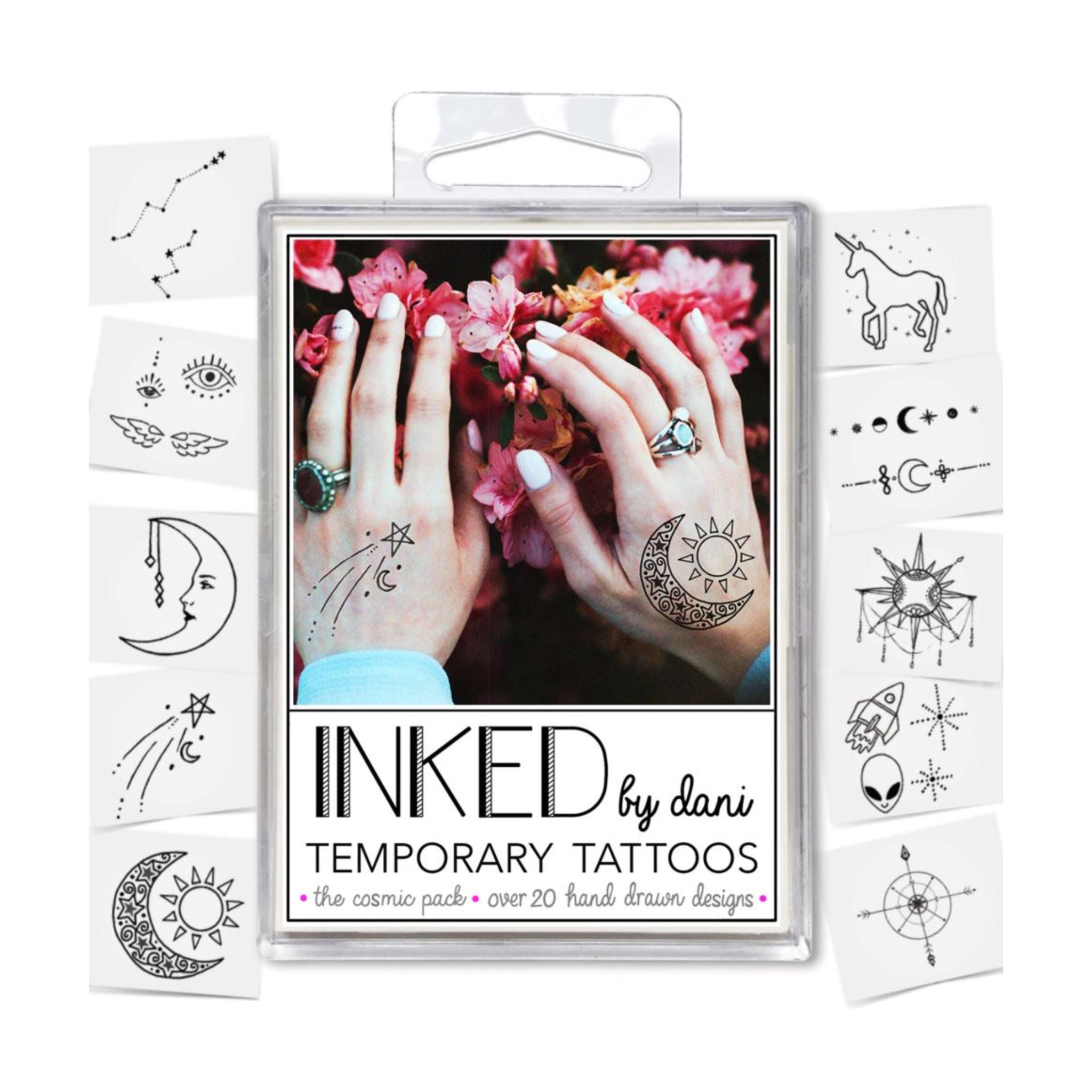 Inked Temporary Tattoos - Cosmic Pack