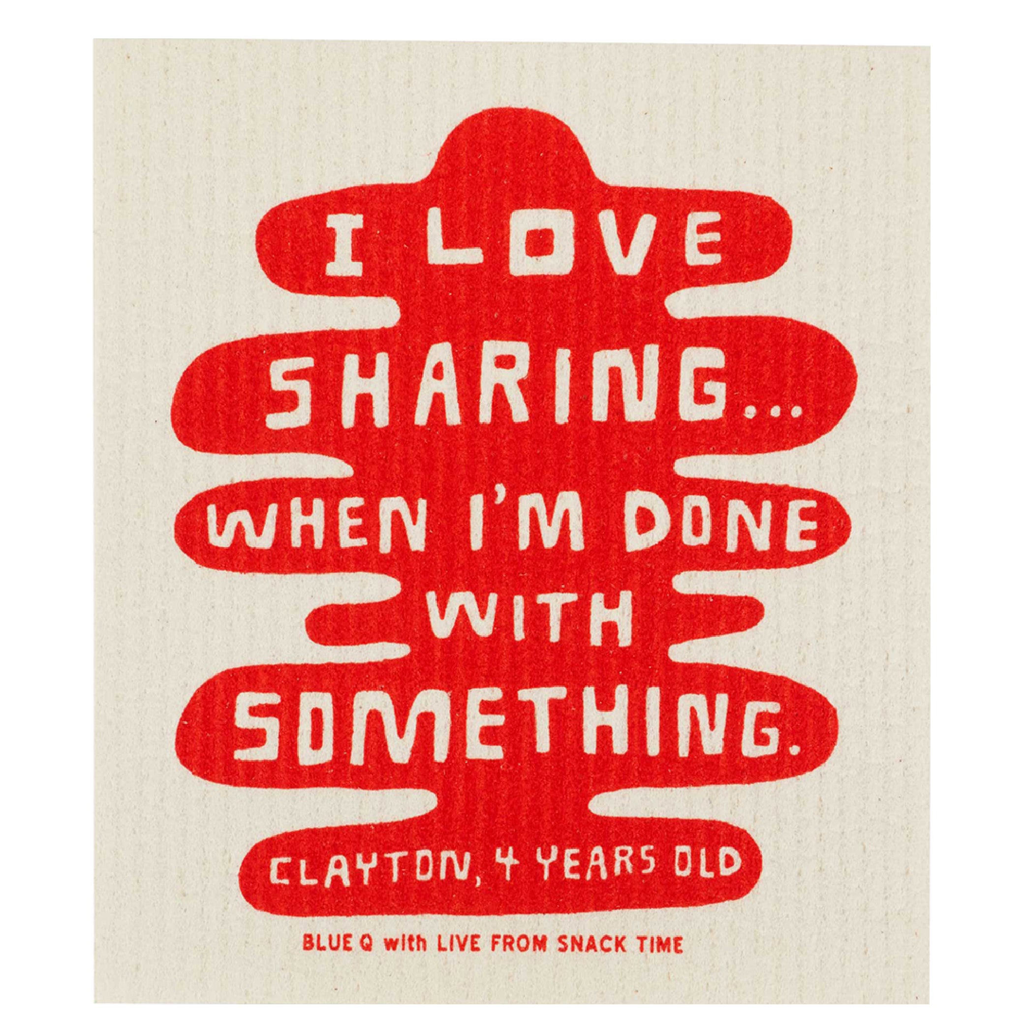 Swedish Dish Cloth - I Love Sharing