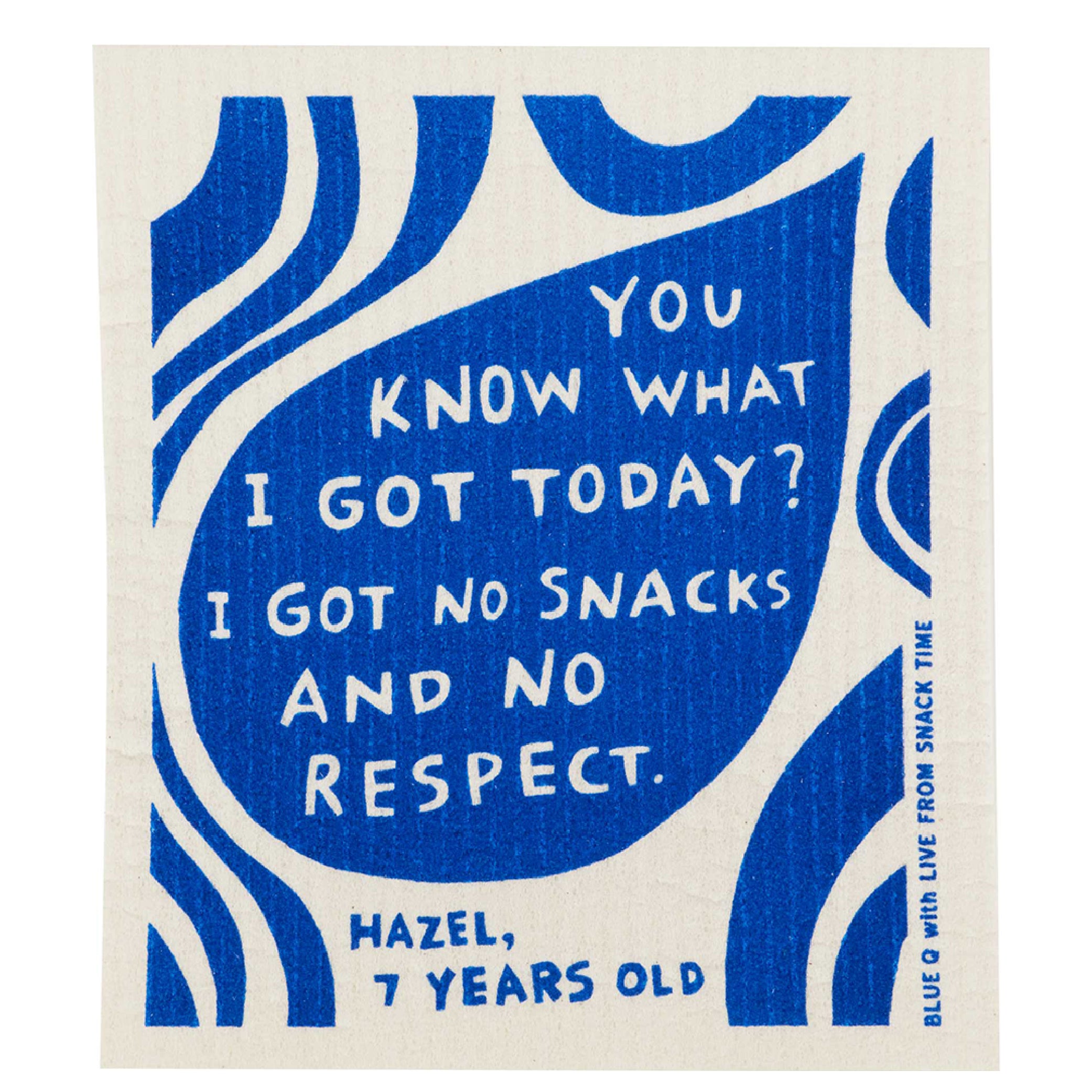 Swedish Dish Cloth - I got no Snacks