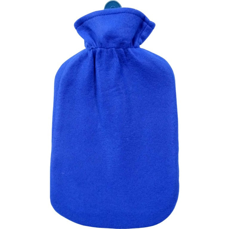 Hot Water Bottle 2L & Cover - Blue