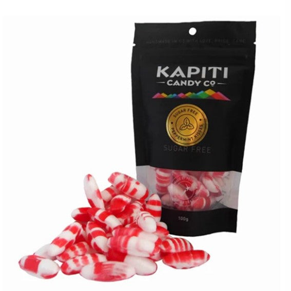 Kapiti Sugar Free Candy 100g - Peppermint Cushions