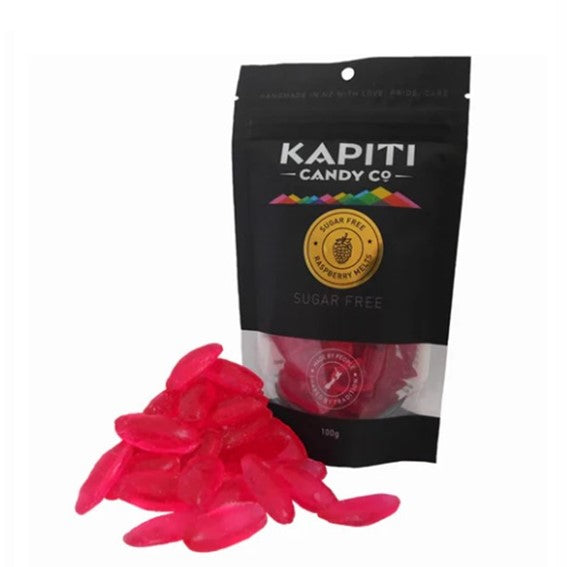 Kapiti Sugar Free Candy 100g - Raspberry Melts