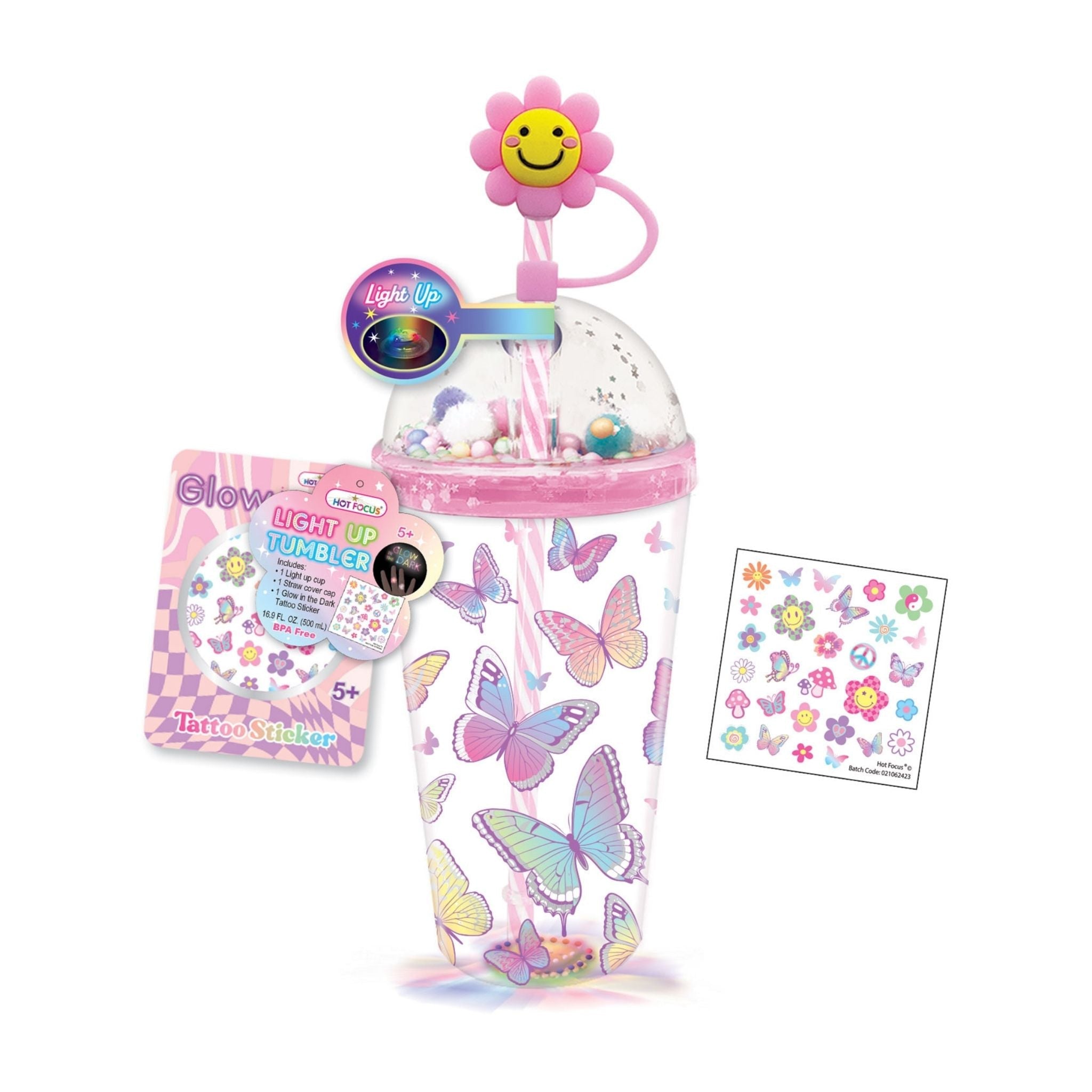 Light Up Tumbler - Butterfly