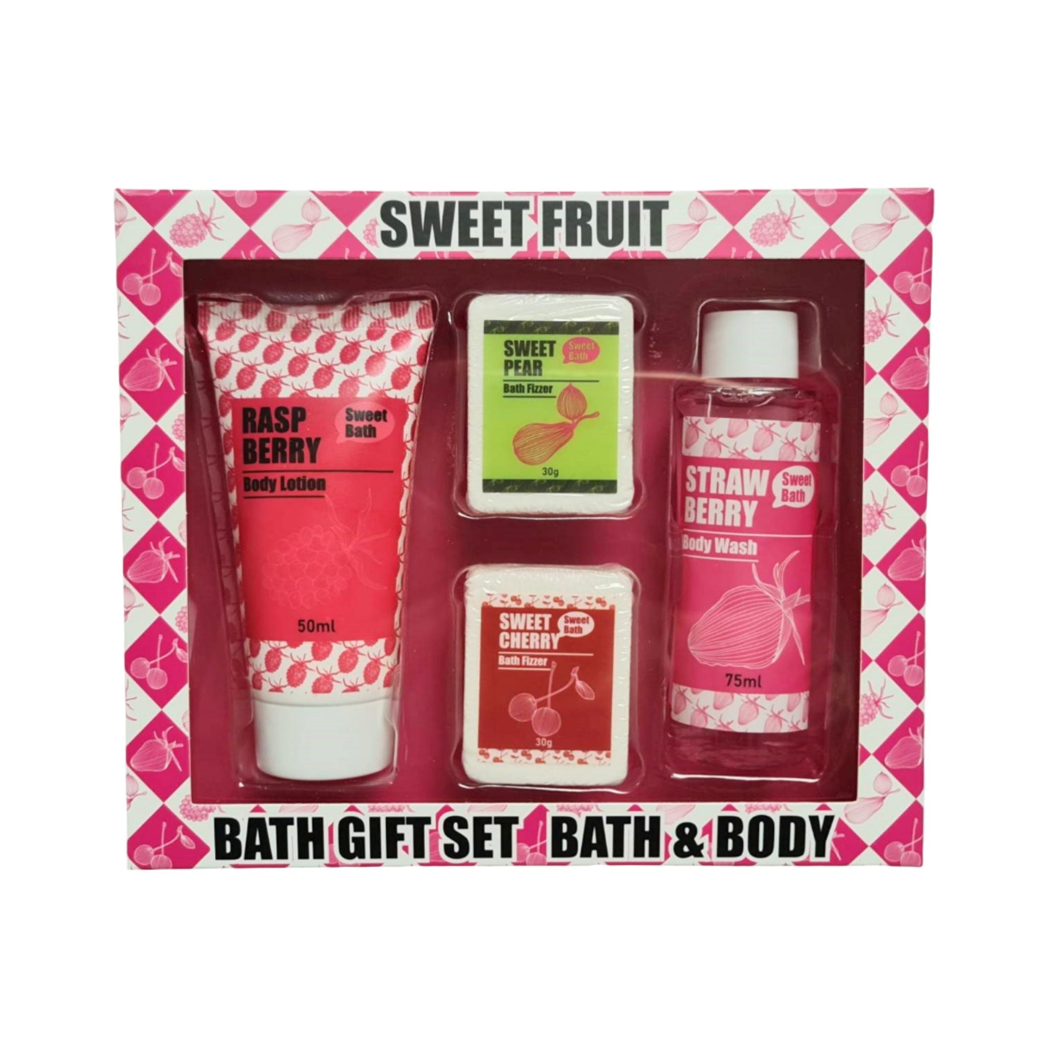 Sweet Fruit - Bath & Body 4pcs Gift Set