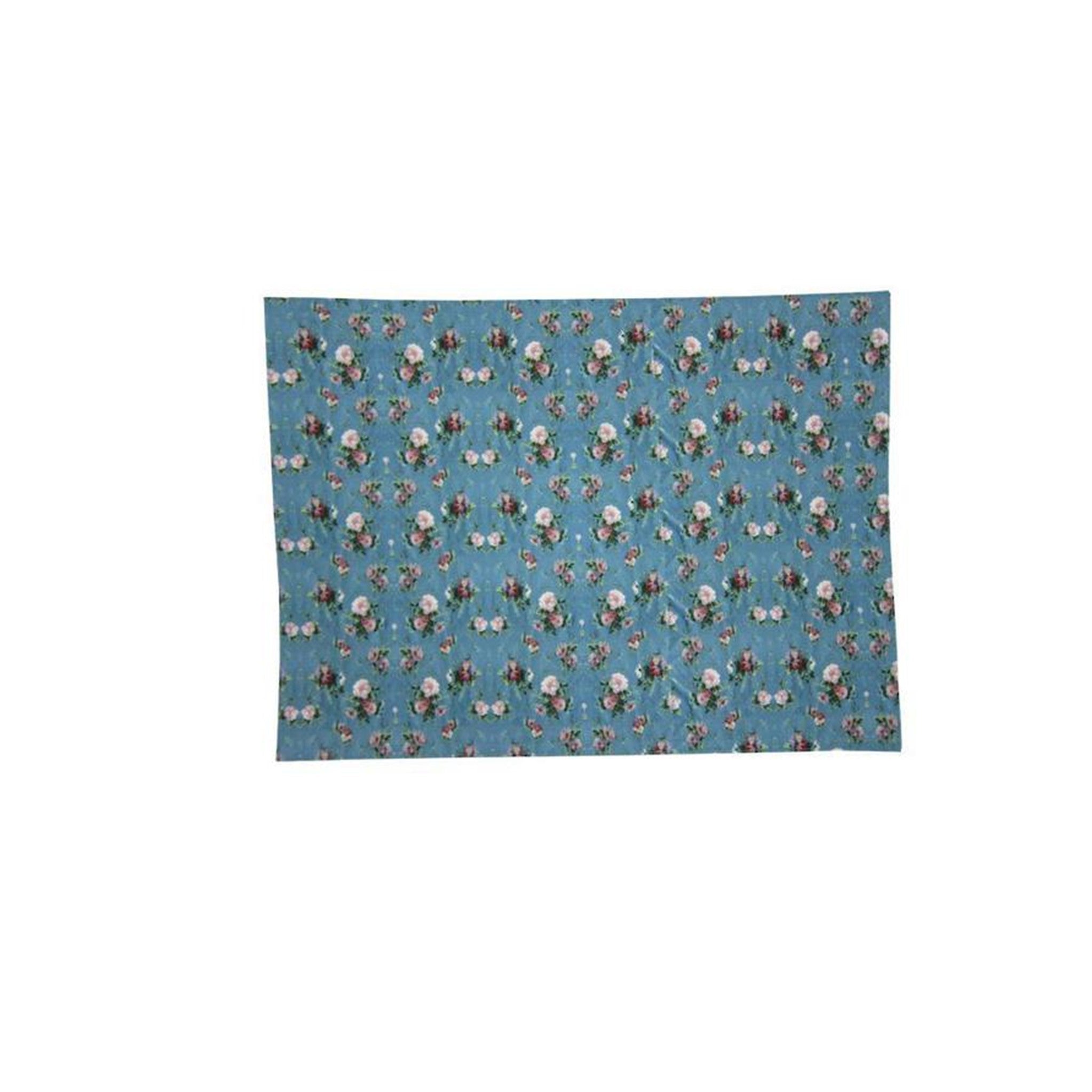 Place Mat Blue Floral Pack - 6pcs