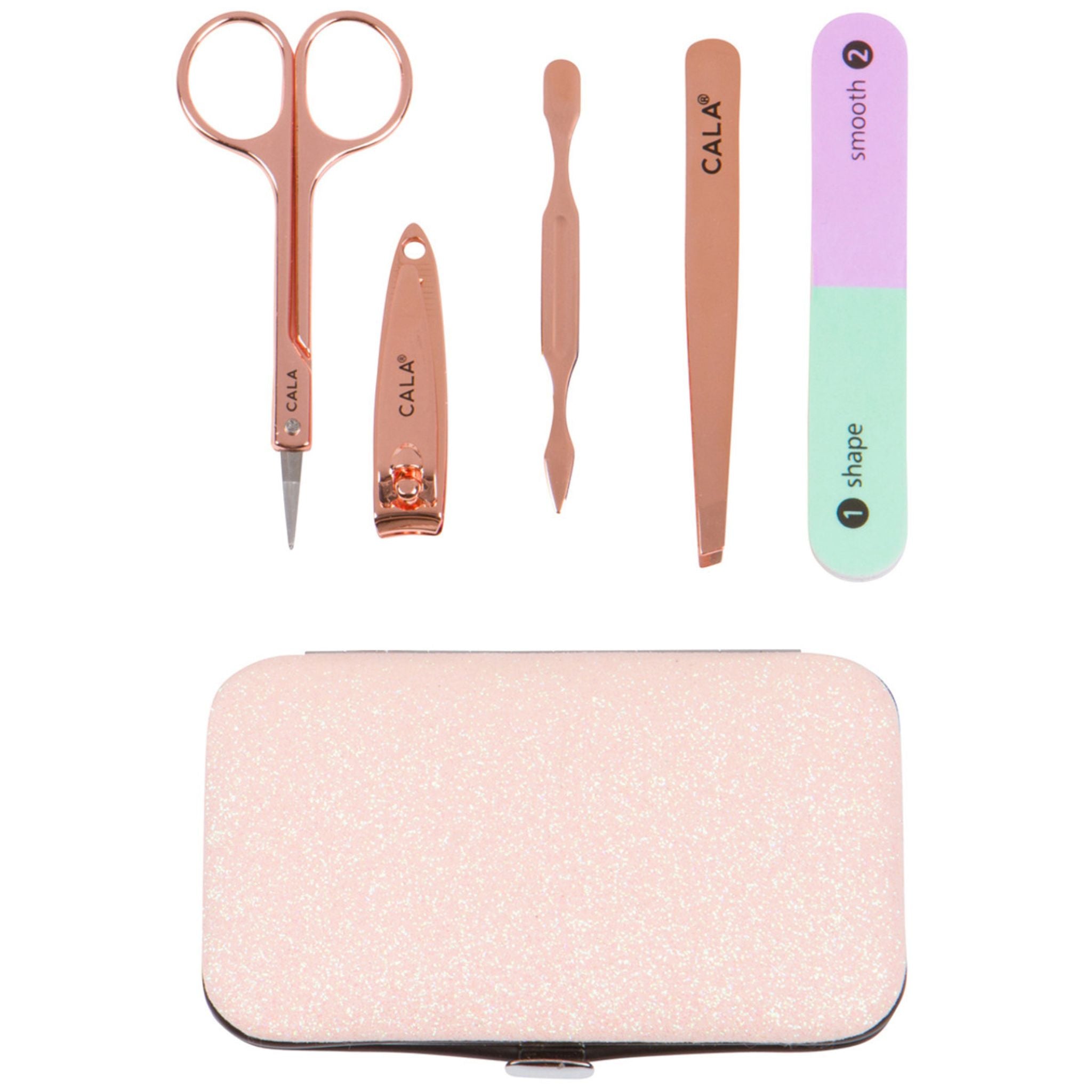 Cala 5pc Manicure Set Rose Gold