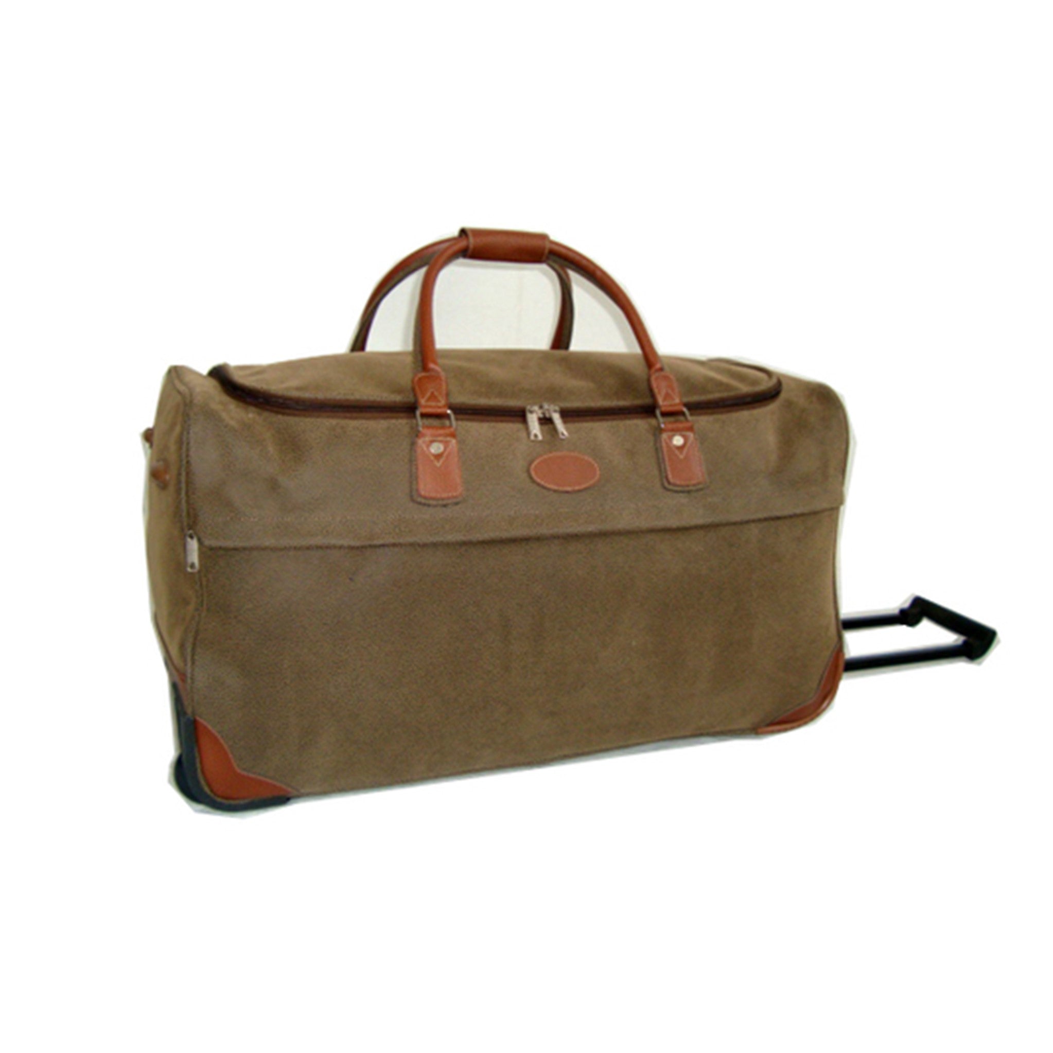 Trolley Bag With Wheels - Brown