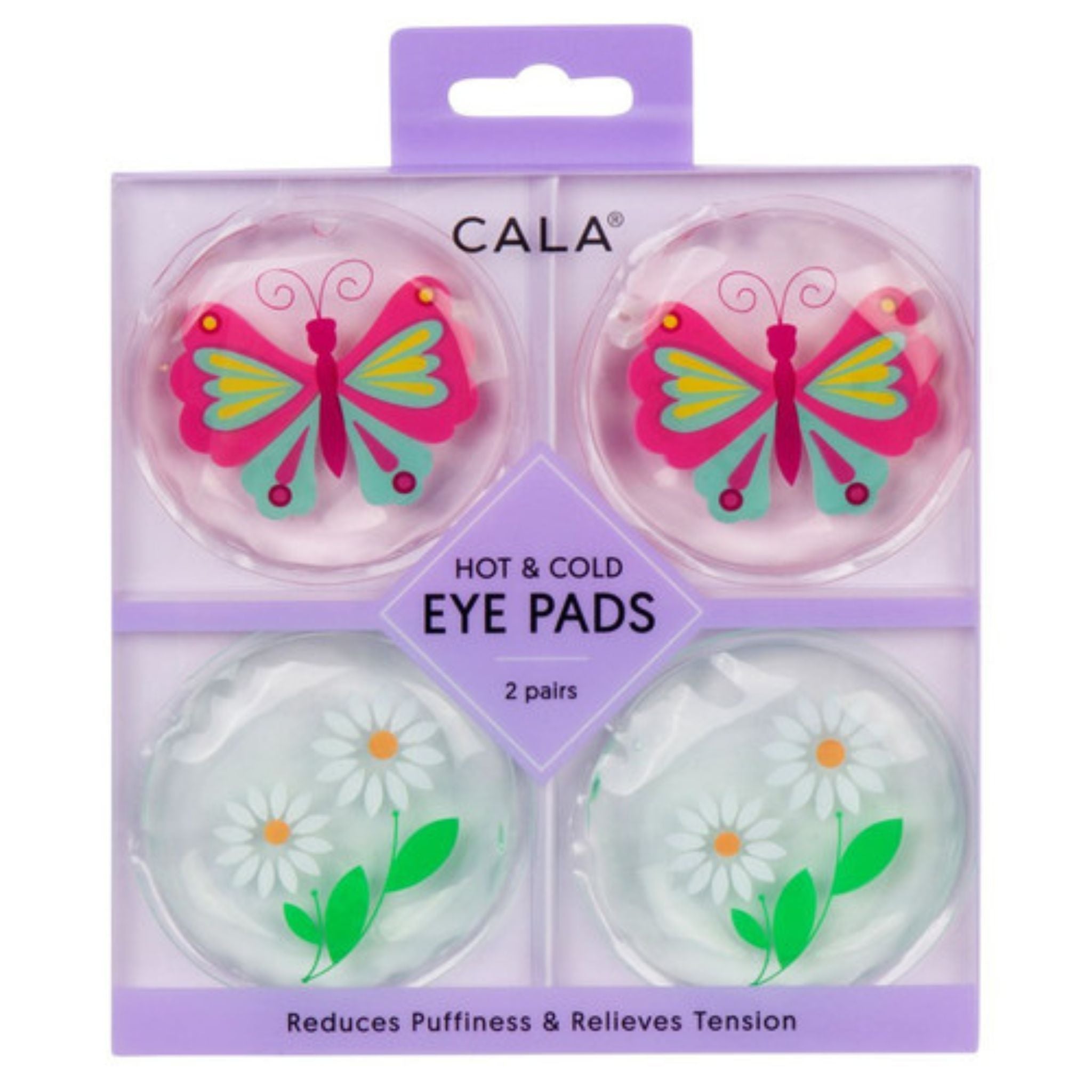 Cala Hot & Cold Eye Pads Butterfly/Daisy - 2pcs