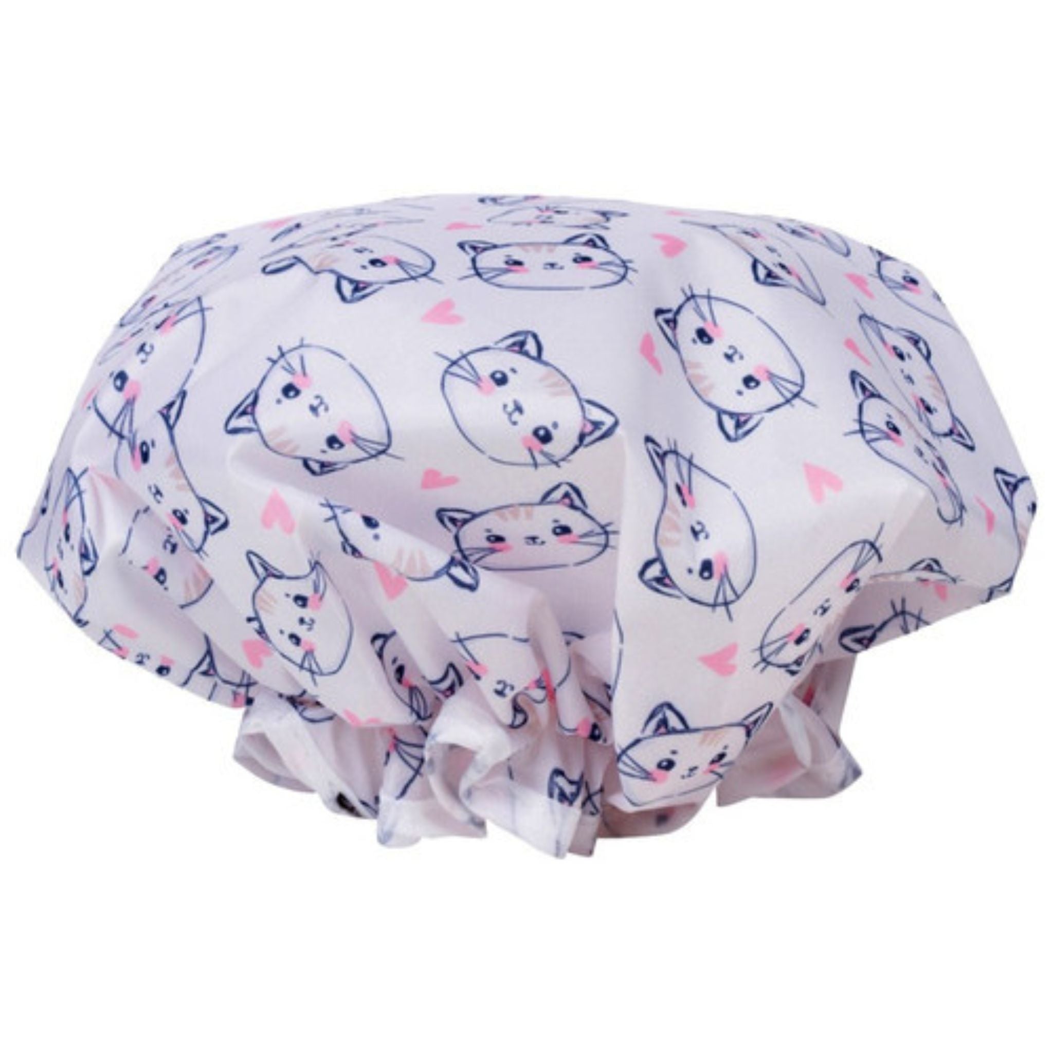 Cala Shower Cap Pink Kitties