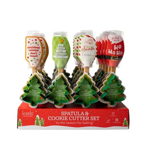 Krumbs Kitchen Spatula & Cookie Cutter Set - 24 pcs