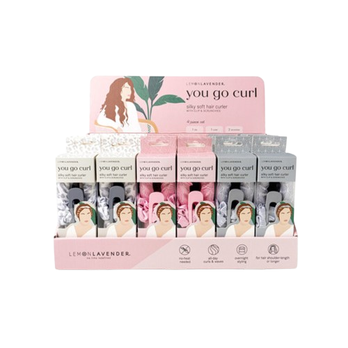 Lemon Lavender You Go Curl Silky Soft Hair Curler Disp-24pcs