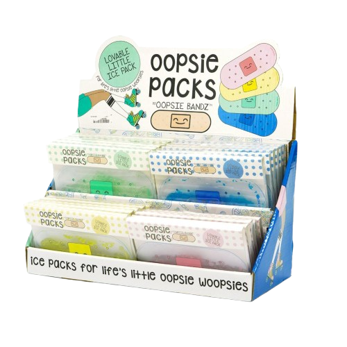 Oopsie Bandz Oopsie Ice Packs Disp - 24pcs