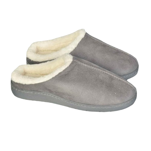Womens Slippers Grey XSmall (Size 5-6)