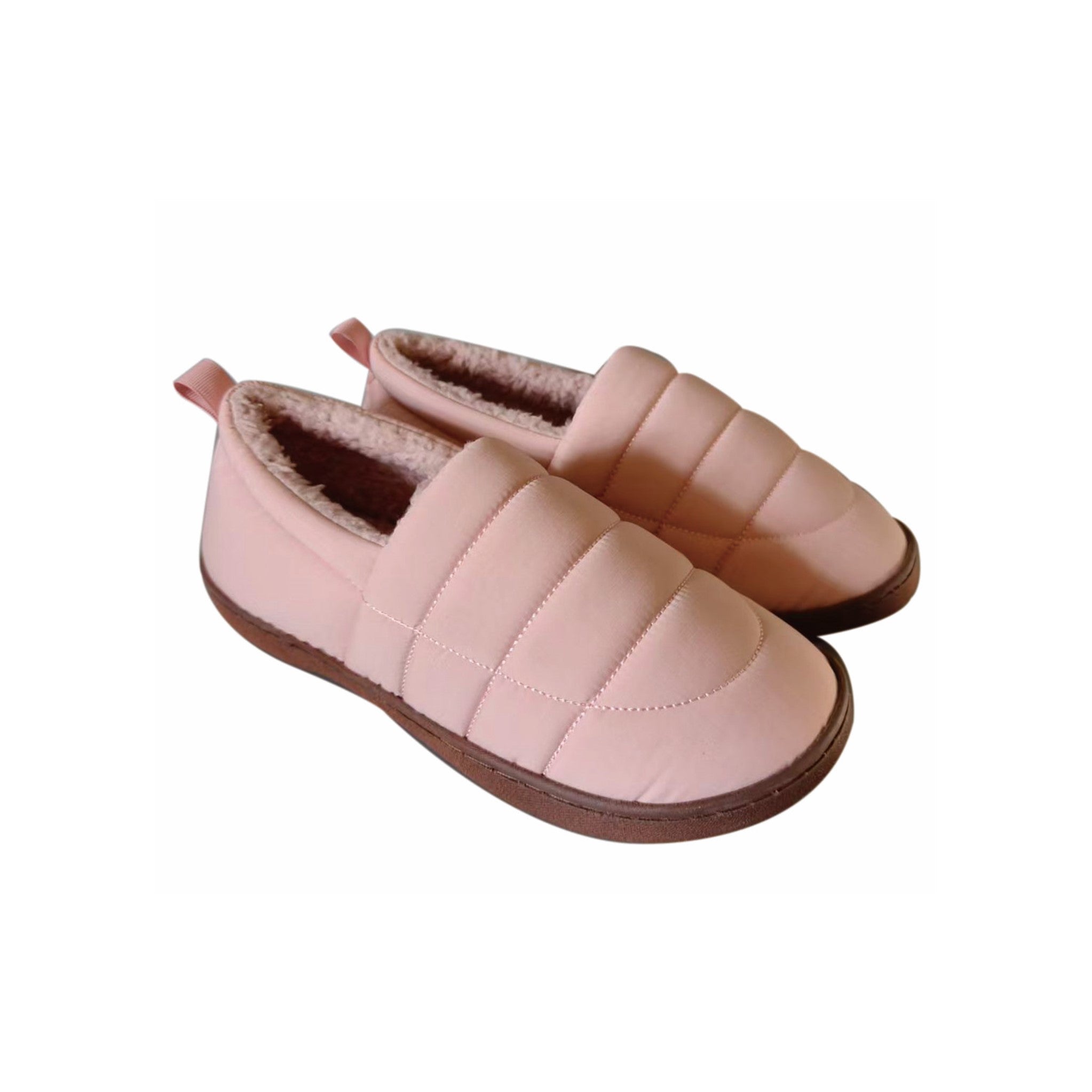 Womens Slippers Dusty Pink Full Medium (Size 7 - 8)