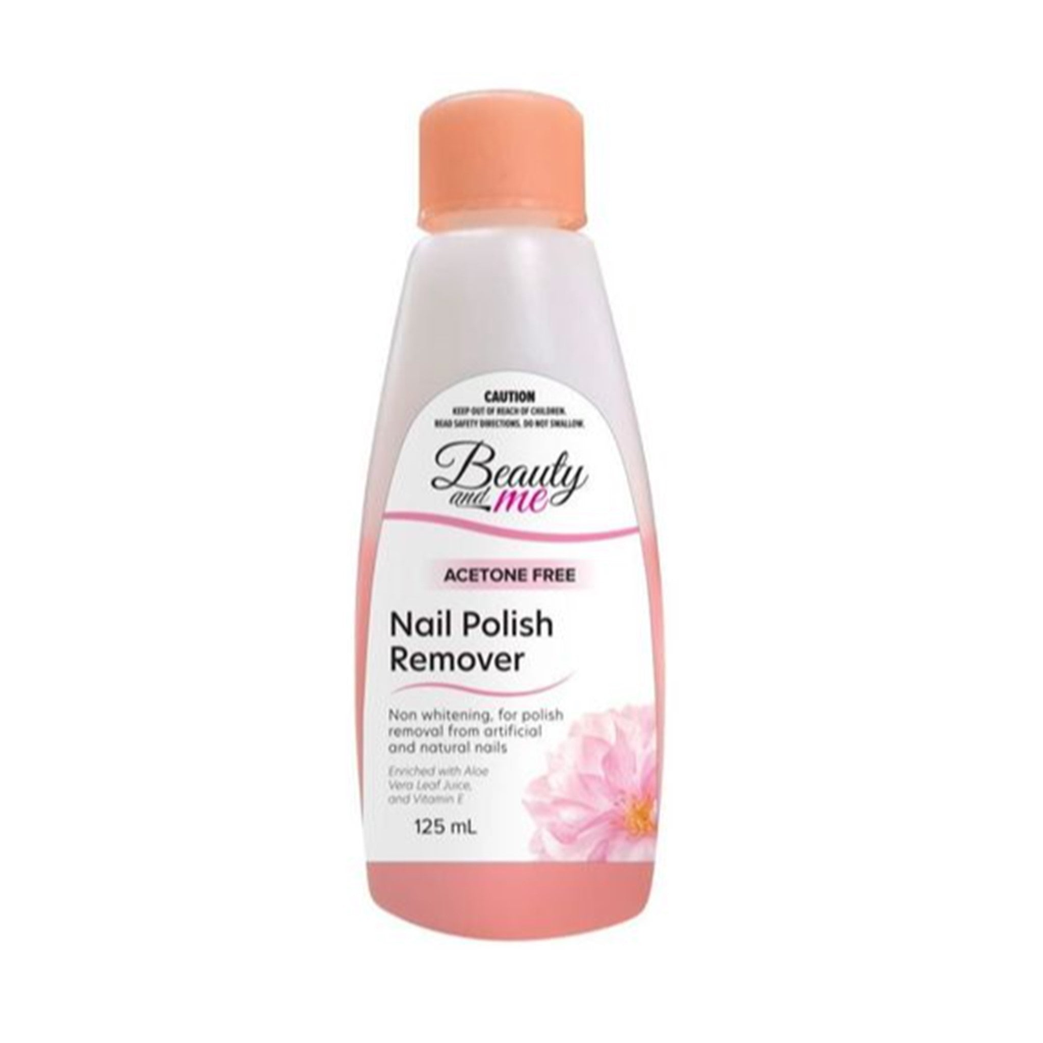 Beauty & Me Nail Polish Remover Acetone Free 125ml