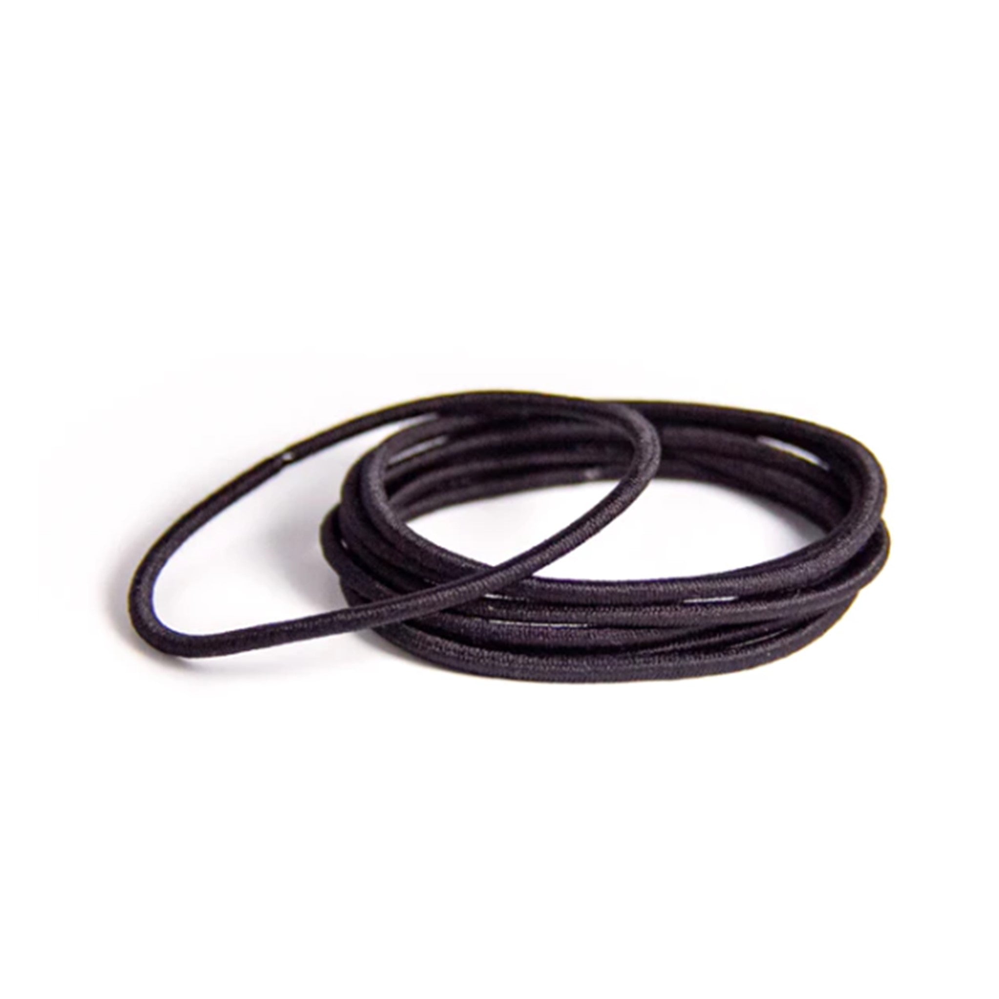Metal Free Elastics Thin Black - Card 24