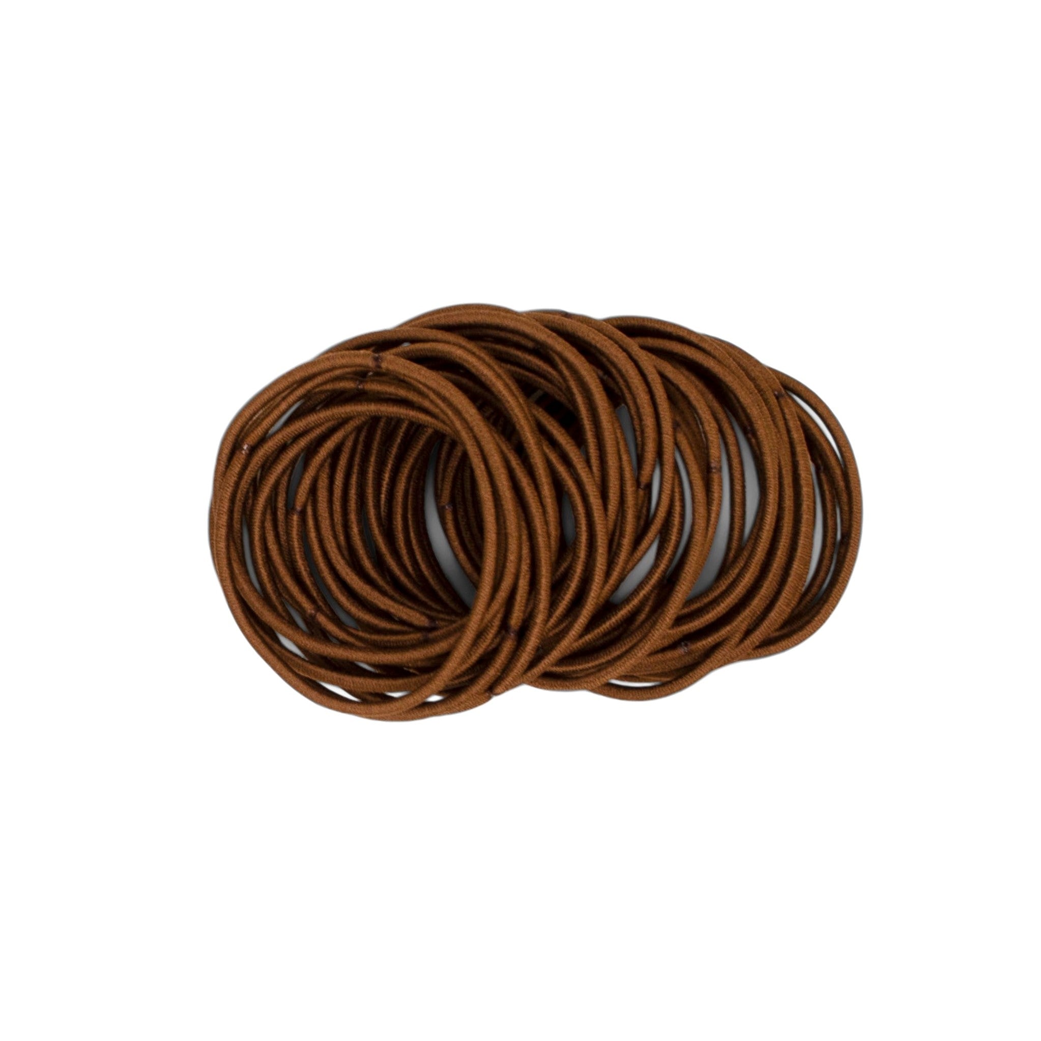 Metal Free Elastics Thin Brown - Card 24