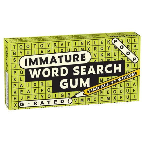 Chewing Gum (20pcs) - Immature Word Search