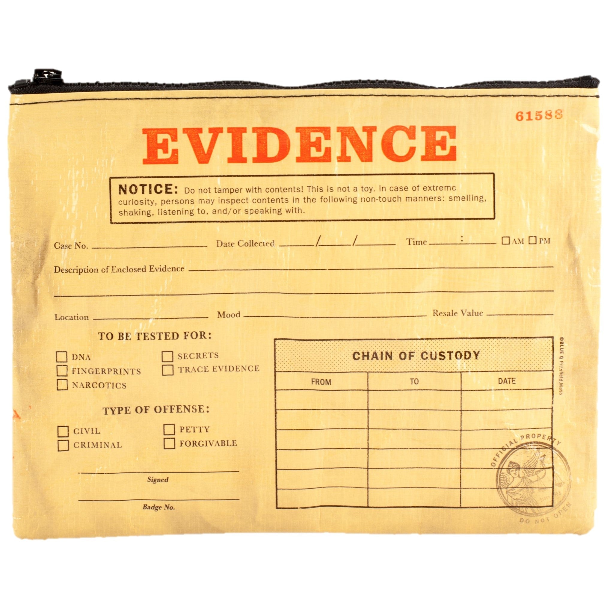 Zipper Pouch - Evidence